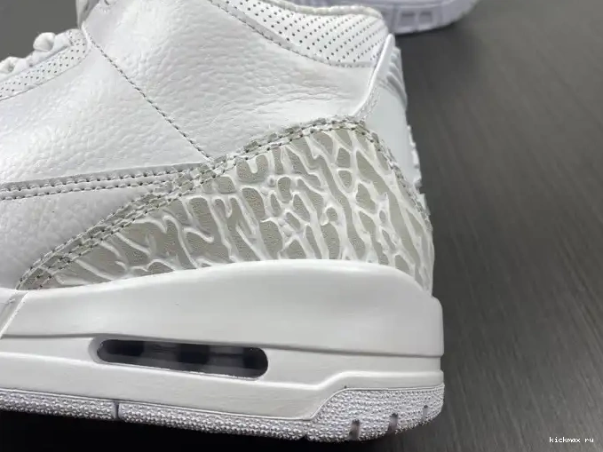 Rep Kickmax 429487-111 'Triple Jordan PS Retro White' 3 Air 0430